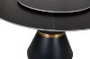 Picture of ORBIT 1.35M Round Rotating Sintered Stone Top Dining Set (Black Top) - 7PC 