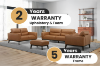 Picture of STONELAND 3/2/1 Seater 100% Genuine Oil Waxed Leather Sofa Range with Ottoman