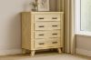 Picture of AKAROA 4-Drawer Solid Acacia Wood Tallboy