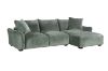 Picture of ROTTERDAM Sectional Fabric Sofa (Green)