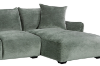 Picture of ROTTERDAM Sectional Fabric Sofa (Green)