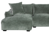 Picture of ROTTERDAM Sectional Fabric Sofa (Green) - Chaise Facing Left