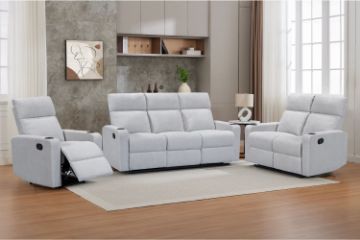 Picture of KIMMO 3/2/1 Seater Manual Reclining Sofa Range with Cup Holders