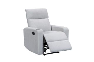 Picture of KIMMO 3/2/1 Seater Manual Reclining  Sofa Range - 1 Seat with Cup Holders (1R)