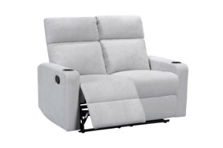 Picture of KIMMO 3/2/1 Seater Manual Reclining Sofa Range - 2 Seat with Cup Holders (2R)