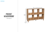 Picture of RENO 87x119cm Bookshelf