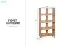 Picture of RENO 160x80cm Bookshelf