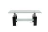 Picture of [FLOOR MODEL CLEARANCE] HORIZON Glass Coffee Table (Black)