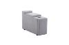 Picture of LUXEON Sectional Modular Sofa with Ottoman & Storage Console Hidden Cup Holders & Wireless Charging & USB Ports