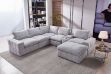 Picture of LUXEON Sectional Modular Sofa Range - 7PC Big Combo Set (LAF Armchair + Armlessx2 + Corner + Console + RAF Armchair + Ottoman)