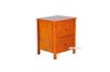 Picture of (FLOOR MODEL CLEARANCE) METRO 2-Drawer Bedside Table (Warm Honey)