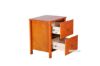 Picture of (FLOOR MODEL CLEARANCE) METRO 2-Drawer Bedside Table (Warm Honey)