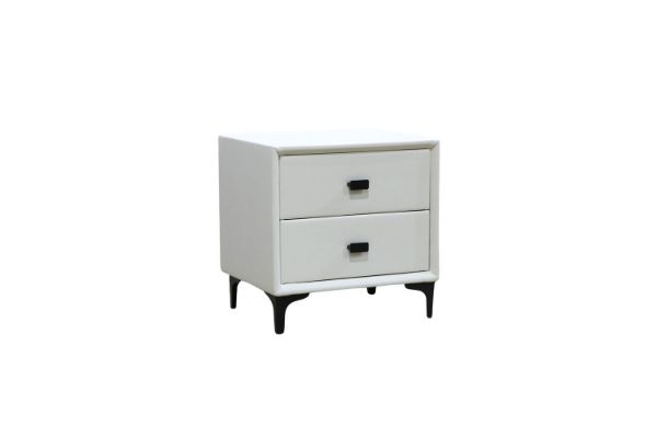 Picture of  [FLOOR MODEL CLEARANCE] ALANYA 2-Drawer Bedside Table (White)