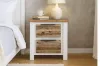 Picture of CHRISTMAS 2-Drawer Solid Acacia Wood Bedside Table
