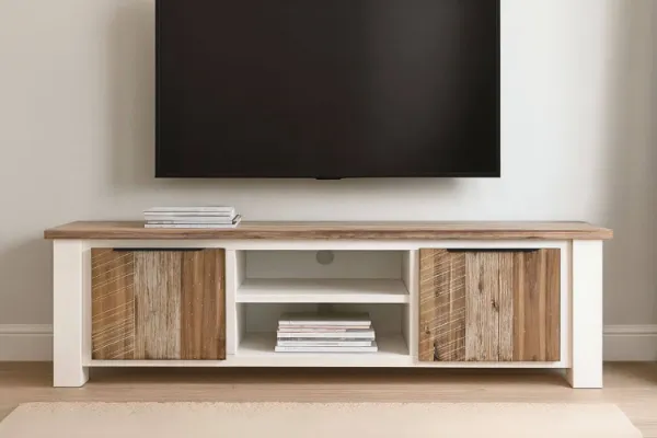 Picture of CHRISTMAS 1.8M Solid Acacia Wood TV Unit