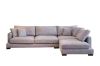 Picture of [FLOOR MODEL CLEARANCE] WONDERLAND Feather-Filled Fabric Sectional Sofa - Chaise Facing Right