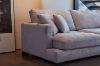 Picture of [FLOOR MODEL CLEARANCE] WONDERLAND Feather-Filled Fabric Sectional Sofa - Chaise Facing Right