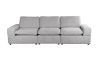 Picture of LUXEON Sectional Modular Sofa Range - 7PC Big Combo Set (LAF Armchair + Armlessx2 + Corner + Console + RAF Armchair + Ottoman)