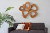 Picture of 650-024 90x110cm Large Teak Root Wall Decoration – Handcrafted Natural Wooden Wall Art