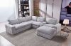 Picture of LUXEON Sectional Modular Sofa Range - 4PC Chaise Facing Left Combo Set (RAF Armchair + Armlessx2 + Corner)