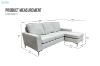 Picture of NAUTICA Reversible Sectional Sofa (Light Grey)