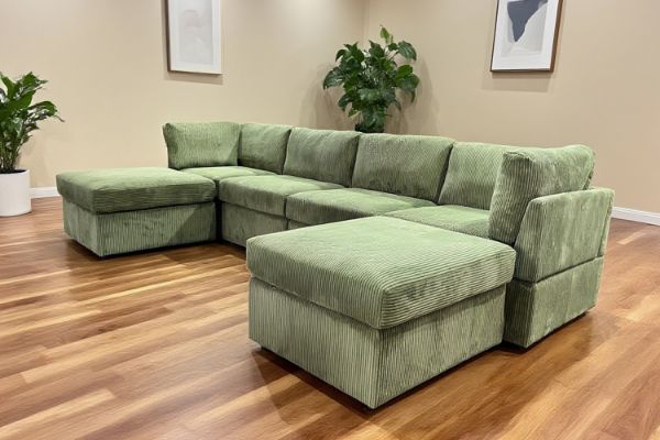 Picture of WINSLOW Corduroy Fabric Modular Sofa Range