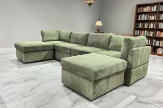 Picture of WINSLOW Corduroy Fabric Modular Sofa Range - 6PC Big Combo Set