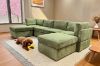 Picture of WINSLOW Corduroy Fabric Modular Sofa Range - 4PC Combo Set