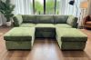 Picture of WINSLOW Corduroy Fabric Modular Sofa Range - 4PC Combo Set