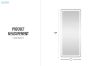 Picture of 339-016 H170 Off-White Rounded Rectangle Mirror with LED Light