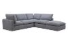 Picture of FAIRFIELD Feather-Filled Sectional Modular Sofa Range - 5PC Big Combo Set (Armlessx2 + Cornerx2 + Ottoman)