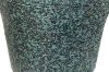 Picture of 363-013 Two-handled Speckled Dark Olive Green Ceramic Vase