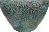 Picture of 363-015 Speckled Dark Green Handled Ceramic Vase