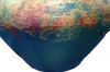 Picture of 363-026 Ovoid Golden and Turquoise Dichroic Ceramic Vase