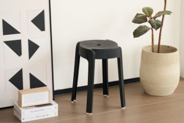 Picture of NAXOS Stackable Stool (Black)