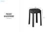 Picture of NAXOS Stackable Stool (Black)