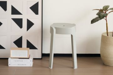 Picture of NAXOS Stackable Stool (Grey)