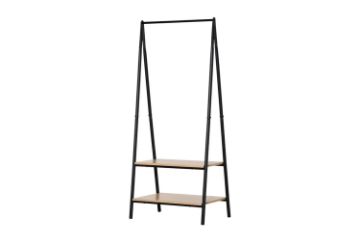 Picture of TRIPAR 150x64cm Hanging Rack with 2-Tier Shelves