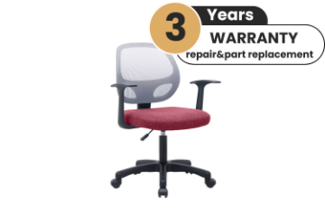 Picture of MILES Height Adjustable Mesh Office Chair (Red)