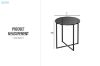 Picture of OTIS D68 Tempered Glass Top Dining/Bar Table (Black)