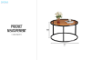 Picture of SAVION D70 Tempered Glass Top Coffee Table
