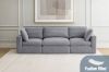 Picture of FAIRFIELD Feather-Filled Sectional Modular Sofa Range - 4PC Combo Set (Armlessx2 + Cornerx2)
