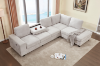 Picture of OSAKA Sectional Sofa (Light Color) - Chaise Facing Right without Ottoman