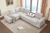 Picture of OSAKA Sectional Sofa (Light Color) - Chaise Facing Left without Ottoman