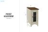 Picture of HOKKU 1-Door Side Table