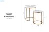Picture of SERENE  Round Nesting Side Table Set