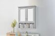 Picture of ALLEN 2-Door Mirrored Bathroom Wall Cabinet (Grey)