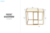 Picture of SERENE Square and Rectangular Nesting Side Table Set