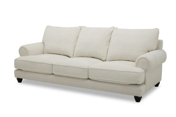 Picture of [FLOOR MODEL CLEARANCE] BALVINO  3.5 Seater  Feather Filled Fabric Sofa