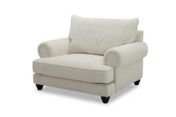 Picture of [FLOOR MODEL CLEARANCE] BALVINO  3.5 Seater  Feather Filled Fabric Sofa